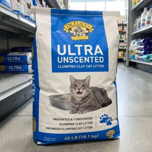 Dr Elsey's  ultra unscented clumping clay cat Litter bag